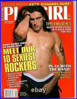 PETER STEELE Type O Negative PLAYGIRL August 1995 Rolling Stones KEITH RICHARDS
