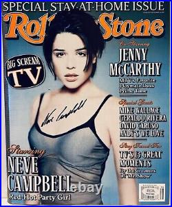 PSA Sexy Neve Campbell? Signed Rolling Stone Magazine Sep 1997 Scream Party 5