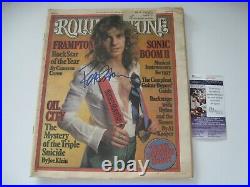 Peter Frampton Autographed Signed Rolling Stone Original Magazine JSA #S70364