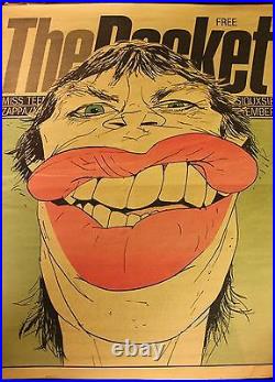 Philip Burke Rolling Stones Mick Jagger Original Cover of The Rocket Magazine