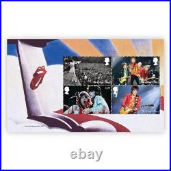 Pre-Sale ROLLING STONES 60th Anniversary Prestige Stamp Book Limited to 5000