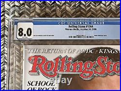 President Barack Obama 2008 Rolling Stone First Cover #1064 Graded CGC 8.0