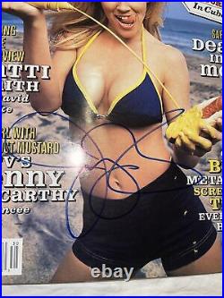 RARE 1996 Rolling Stone Magazine Signed Jenny McCarthy Autographed