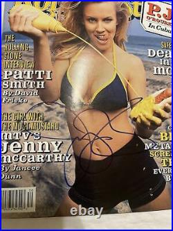 RARE 1996 Rolling Stone Magazine Signed Jenny McCarthy Autographed