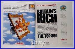 RICH LIST Britain's Top 300 THE ROLLING STONES Sunday Times magazine 1992 May UK