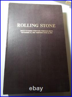 ROLLING STONE Bound Fourth collection 15 issues 1969-1970 Dylan Stones Miles +++