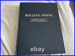 ROLLING STONE Bound Volume May 23, 1974-September 26, 1974 Rare, Fine Condition
