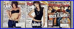 ROLLING STONE Magazine 2000s Johnny Depp Stefani Alba Osbourne Eminem Lot of 30