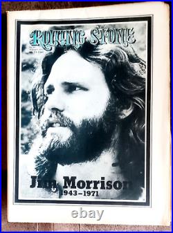ROLLING STONE Magazine #88 JIM MORRISON Memorial Aug 5 1971 Exc No Label Tf-11