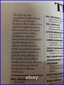 Rare Rolling Stone Magazine 500 Greatest Albums Of All Time 2012