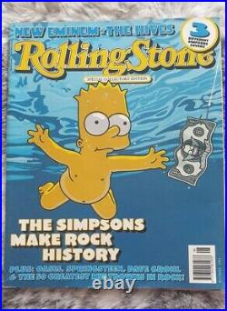 Rare Rolling Stone Magazine with Bart Simpson / Nirvana cover great condition
