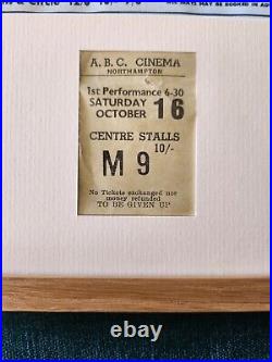 Rare Rolling Stones concert ticket ABC Northampton 1965