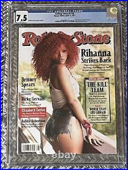 Rihanna 2011 Rolling Stone First Cover #1128 CGC 7.5 Britney Spears Comeback
