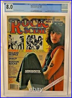 Rock Scene #v7 #4 7/79 Steven Tyler & Aerosmith Cover Rolling Stones CGC 8.0 CL2