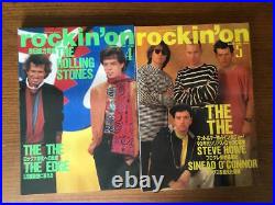 Rockin'on 1990 10 volume set Rolling Stones Paul McCartney from Japan