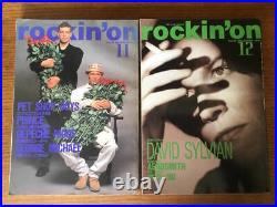 Rockin'on 1990 10 volume set Rolling Stones Paul McCartney from Japan