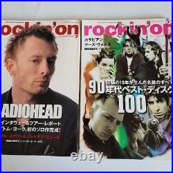 Rockin'on 2005-2007 9 book set Oasis Rolling Stones from Japan