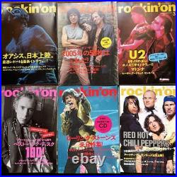 Rockin' on 2006 January-December issue set Rolling Stones Madonna from Japan