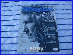 Roger Waters Signed Rolling Stone Magazine Jsa Coa