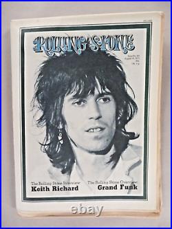 Rolling Stone #89 August 19, 1971 Keith Richards hi-grade newsstand edt