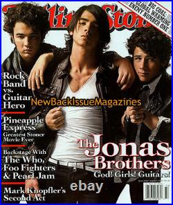 Rolling Stone 8/08, The Jonas Brothers, Who, Foo Fighters, Pearl Jam, August 2008, NEW