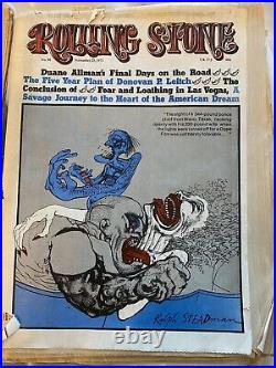 Rolling Stone #95 & 96 November 11&25, 1971 1st Fear & Loathing In Las Vegas
