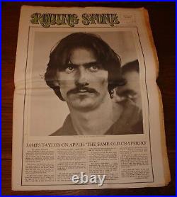 Rolling Stone Aug 1969 Grateful Dead James Taylor Newport 1969 Family Jim Dine