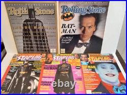 Rolling Stone Batman + Michael Keaton + E. W. + Starlog Mags Free Shipping