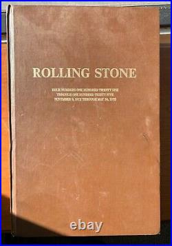 Rolling Stone Issue Numbers 121 135 Nov 9, 1972 Through May 24, 1973 Bound