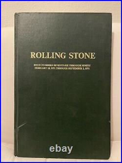 Rolling Stone Issue Numbers Seventy-Six Through Ninety Feb 18,- Sept 2, 1971