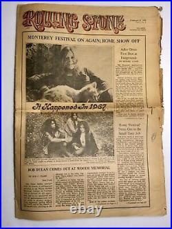 Rolling Stone Issue Vol 1, No. 6 February 24, 1968 IT HAPPENED IN 1967 issue