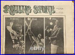 Rolling Stone Magazine #4 Jan. 20, 1968 Jimi Hendrix, Donovan, Otis Redding