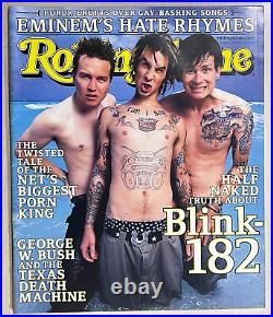 Rolling Stone Magazine #846 August 3, 2000 Blink 182- Eminem NO LABEL 9z