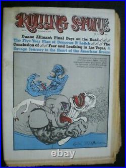 Rolling Stone Magazine #96 Nov 25 1971 Fear & Loathing in Las Vegas Steadman