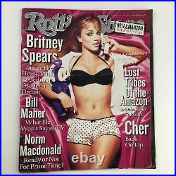 Rolling Stone Magazine April 15 1999 Britney Spears, Bill Maher & Cher No Label