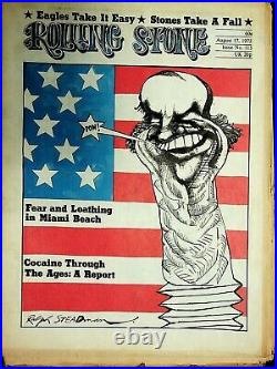 Rolling Stone Magazine August 17 1972 Hunter S Thompson Ralph Steadman 062520AME