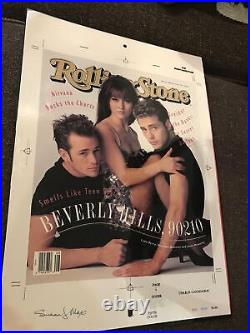 Rolling Stone Magazine Beverly Hills 90210 Fifth Color Signed By Susan J Max