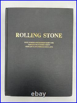 Rolling Stone Magazine Bound Book Issues 181-190 from 27 Feb 1975 to 3 Jul 1975