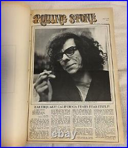 Rolling Stone Magazine Bound Book Volume 3 (1969) Issues #31-45