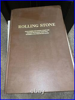 Rolling Stone Magazine Bound Book Volume #9. Issues #121-135, Nov. 1972-May 1973