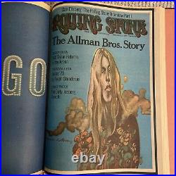Rolling Stone Magazine Bound Book Volume. Issues #142-150, Aug 1973-Dec 1973