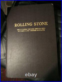 Rolling Stone Magazine Bound Issues # 4 11/69 6/70 Beatles, Hendrix, Only Listed