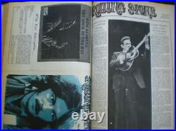 Rolling Stone Magazine Bound Volume # 1 Issue #'s 1- 15 11-9 67 to 8-10 68