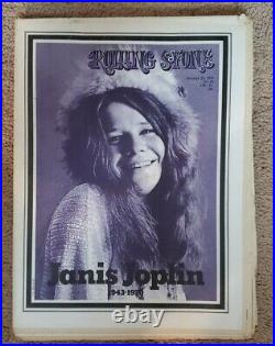 Rolling Stone Magazine COMPLETE 1970 Janis Hendrix Manson Altamont NO LABELS