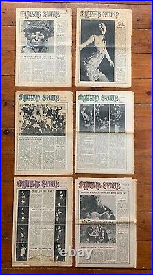 Rolling Stone Magazine Complete Set of Issues 1 6 John Lennon Beatles 1967-68