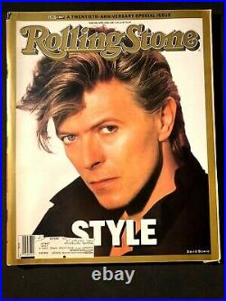 Rolling Stone Magazine Issue 498 Vintage April 23 1987 David Bowie Style