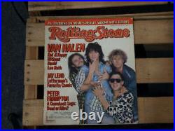 Rolling Stone Magazine July 3, 1986 Issue 477 Van Halen Cover, Acceptable Book