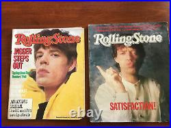 Rolling Stone Magazine MICK JAGGER DOUBLE Issues No 372 and 384 Jan 84/Mar 85