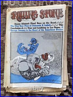 Rolling Stone Magazine Nov. 25, 1971, No. 96 Fear and Loathing in Los Vegaa