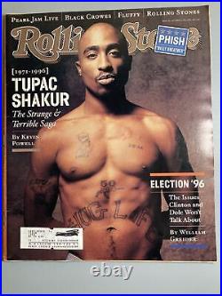 Rolling Stone Magazine October 1996 #746 Tupac Shakur (VINTAGE)